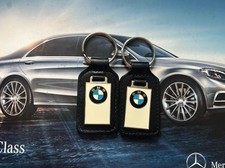 Zwei Original BMW Schl�sselanh�nger Keychain Breiteiche E30 E36 E46 F10 Keyring 1 3 5er