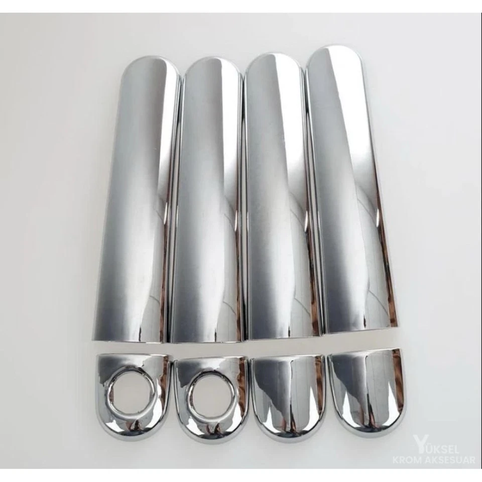 Cubierta de manija de puerta cromada 4 piezas para Golf 4 1998-2005 Foto 2 de 4