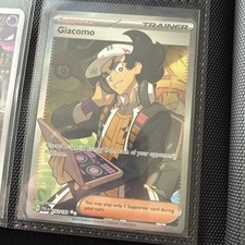 Pokemon TCG Giacomo 252/193 Paldea Evolved Trainer Holo Card Near Mint