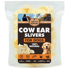 Cow Ears for Dogs Thick Cut, Grass-Fed Angus Beef, All-Natural No-Rawhide D...