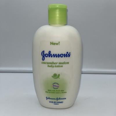 NEW Johnson s Cucumber Melon Baby Lotion 15 oz Discontinued