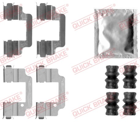 Fits QUICK BRAKE 109-1806 BRAKE PAD MOUNTING KIT. ⭐UK Stock⭐