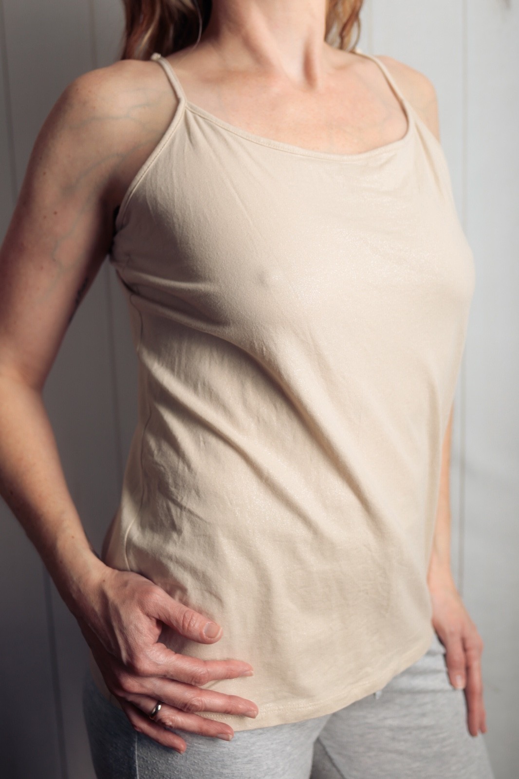 Loft Cotton Super Soft Shimmer Basic Classic Cami… - image 3