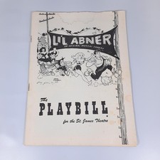 Li'l Abner Playbill St. James Theatre Vintage 1957 June