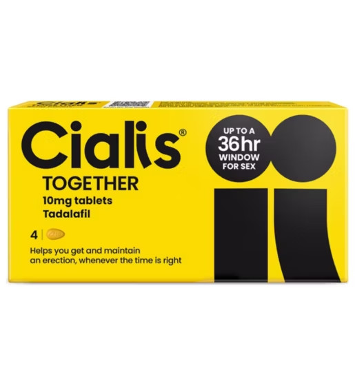 Cialis Together 10mg Tablets – Pack of 4 - ED Treatment for Adult Men