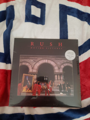 Rush  Moving Pictures Limited Edition Opaque White Vinyl Brand New Still Sealed 