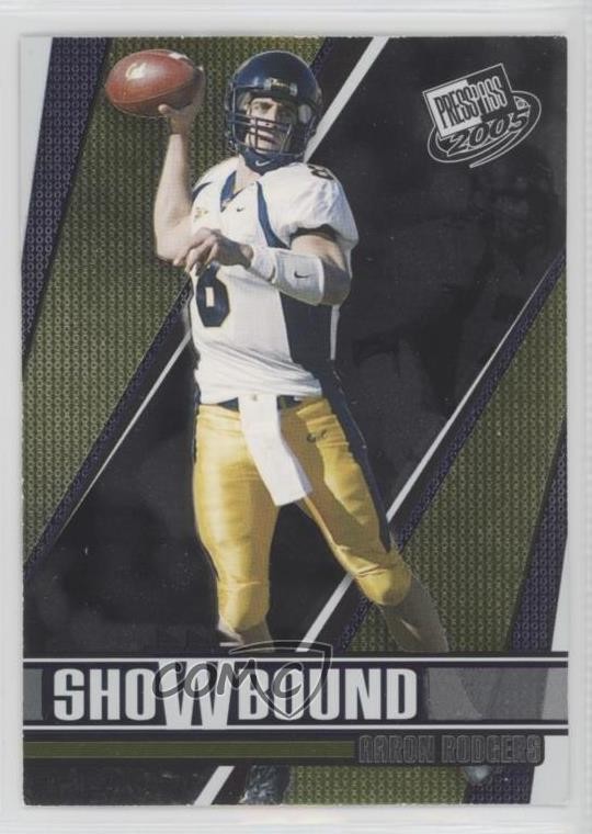 2005 Press Pass Showbound Aaron Rodgers #SB3 Rookie RC uk2