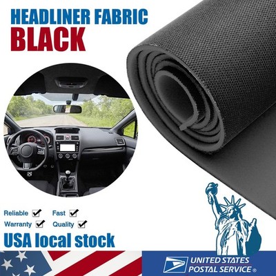 Flat Knit Headliner Fabric with Foam Backing for Car Ceiling Roof Fabric Repair