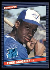 1986 Donruss Fred McGriff Rookie #28