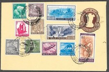 India 1960's 20 P. Embossed Prepaid Uprated Cover 