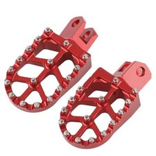 Dirt Bike Foot Pegs CNC Footpegs Rest Pedal Compatible with DRZ400 400S Red