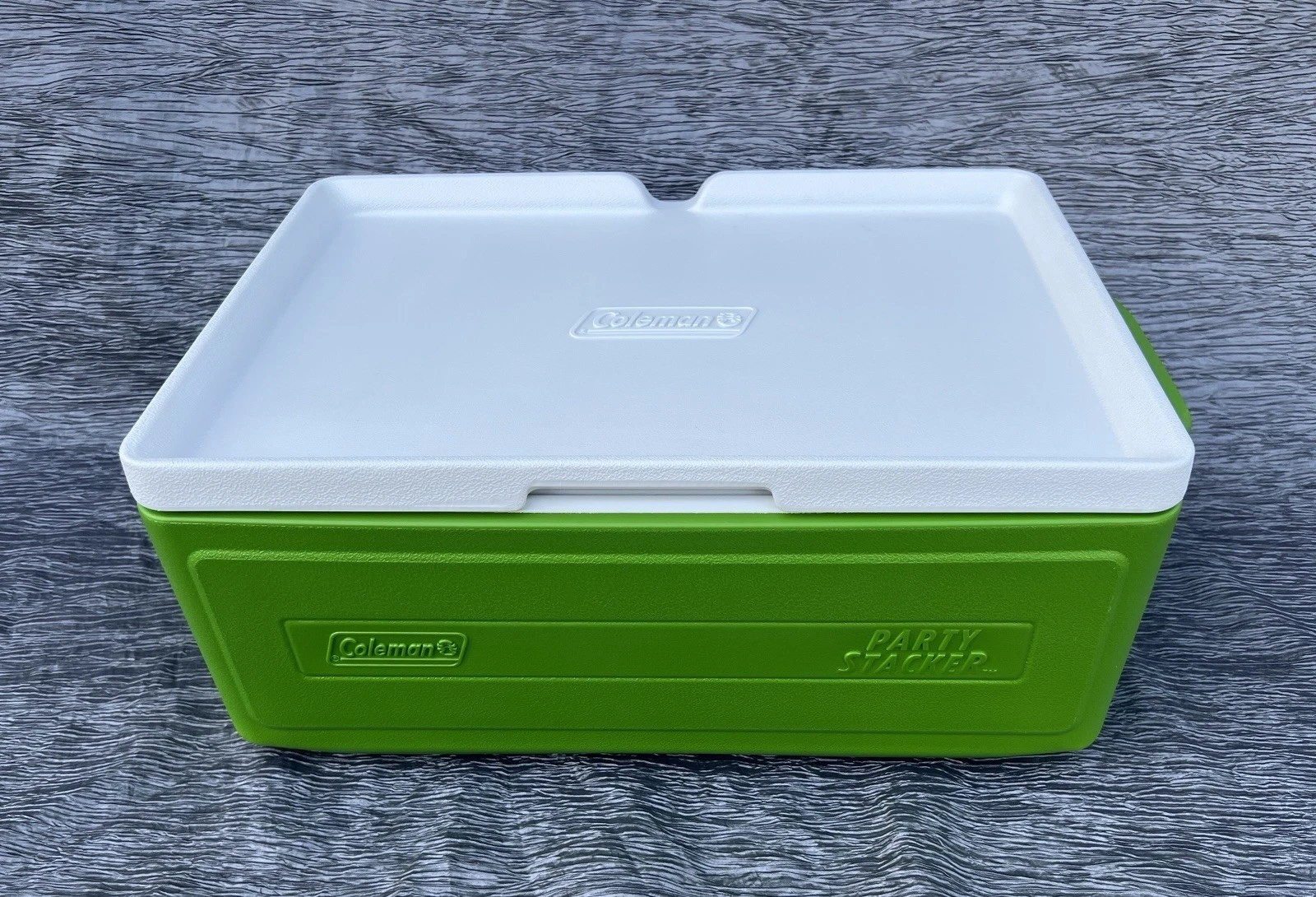 Coleman 6225 Party Stacker 24 Can Stackable Cooler Lime Green White USA