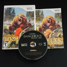 Cabela's Dangerous Hunts 2009 - Nintendo Wii - Complete w/ Manual