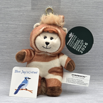 その他 Starbucks Limited Bear Light NEW 2025 China Starbucks Dessert Story Bear Shaped 15oz Glass
