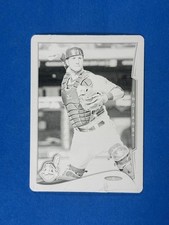 2014 Topps Mini Printing Plates Black #620 Yan Gomes Cleveland Indians 1/1