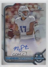 2021-22 Bowman U Bowman Chrome Prospect Auto Nick Starkel #BCPA-NS Auto 1k5