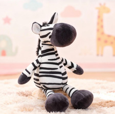 Süßes kuscheliges Zebra Plüschtier weiche Stofftier für Kinder