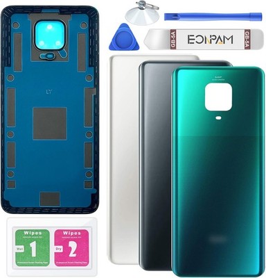 Back Glass Replacement for Redmi Note 9 Pro Back Cover Rear Housing Repair Tool