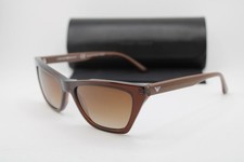 NEW EMPORIO ARMANI EA 4169 5910/13 CLEAR BROWN AUTHENTIC SUNGLASSES 54-17