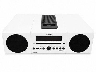 White Yamaha MCR-B142 Bluetooth CD Micro Component Stereo System Tested Working