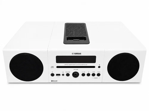 White Yamaha MCR-B142 Bluetooth CD Micro Component Stereo System Tested Working