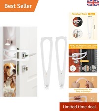 Stainless Steel Cat Door Holder Latch Set - Safe for Pets and Children