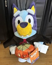 BLUEY Halloween Vampire Greeter 18.5" Plush Decor 2024 New