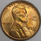 1942-D Lincoln Wheat Cent - Uncirculated/Toned (Lot#1)