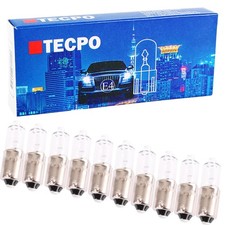 Produktbild - 10x TECPO PREMIUM H6W STANDLICHT 12V 6W PARKLICHT BAX9S KFZ AUTO-LAMPE GLÜHBIRNE