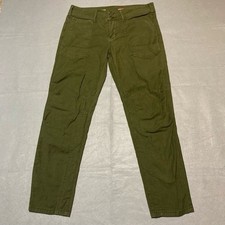 Pilcro Anthropologie Utility Pants Women  s 28 The Wanderer Army Green Urban