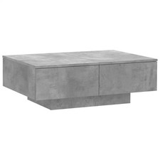 tinkaro Couchtisch Betongrau 90x60x31 cm Spanplatte