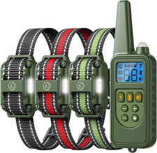 Dog Training Collar with Remote, 2600FT Range,4 Training Modes Beep, Shake, Safe