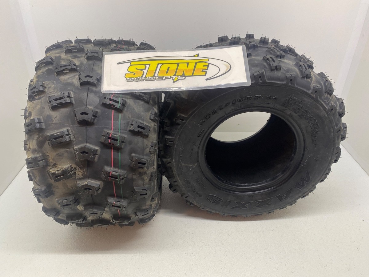 NEW REAR OEM MAXXIS TIRES YFZ450R BANSHEE BLASTER RAPTOR 20X10X9