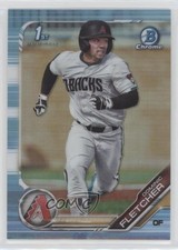 2019 Bowman Draft Chrome Sky Blue Refractor Dominic Fletcher #BDC-35 0hk3