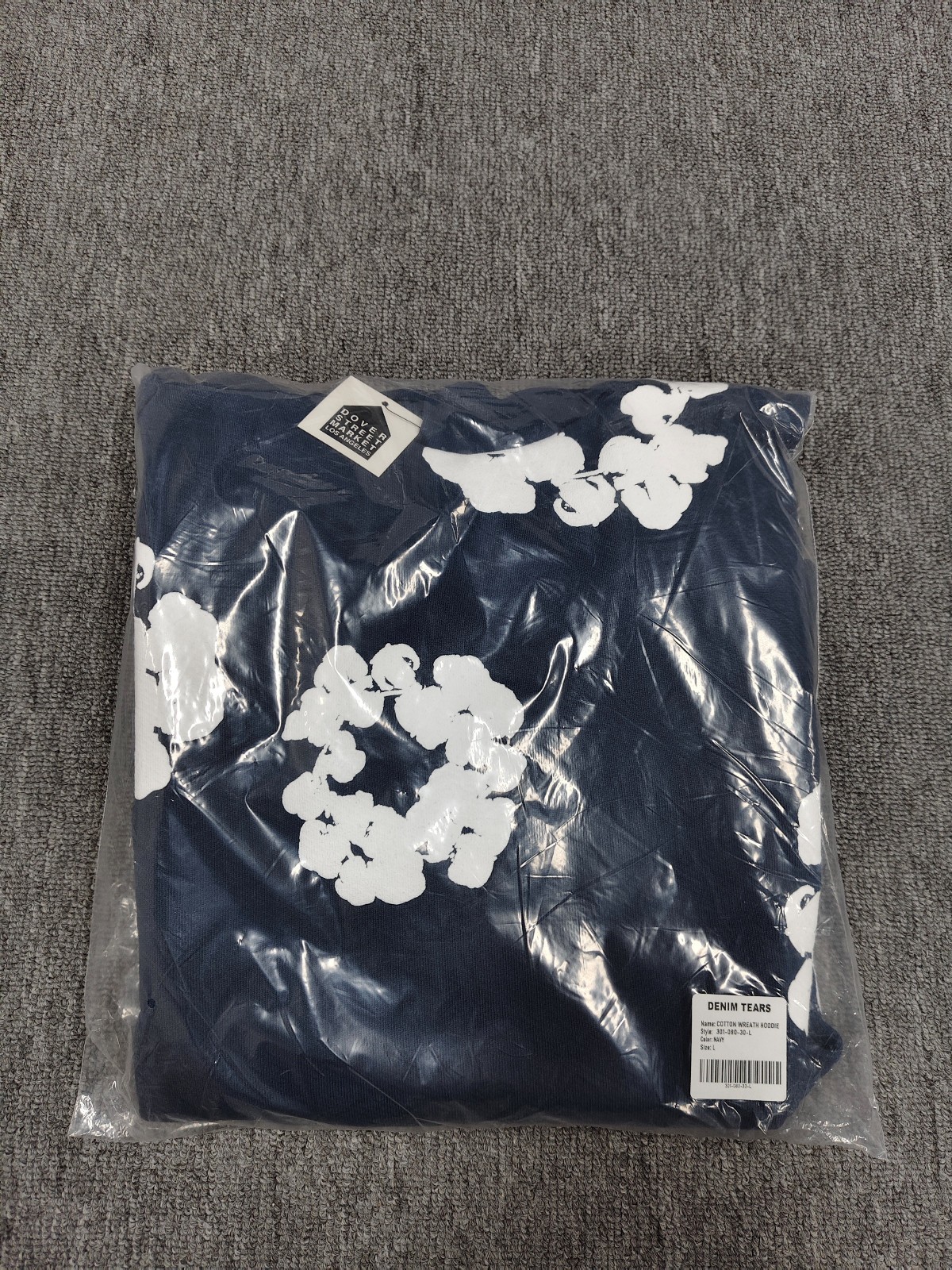 NEW Denim Tears The Cotton Wreath Hoodie Sweatshirt Navy S-XL AUTHENTIC