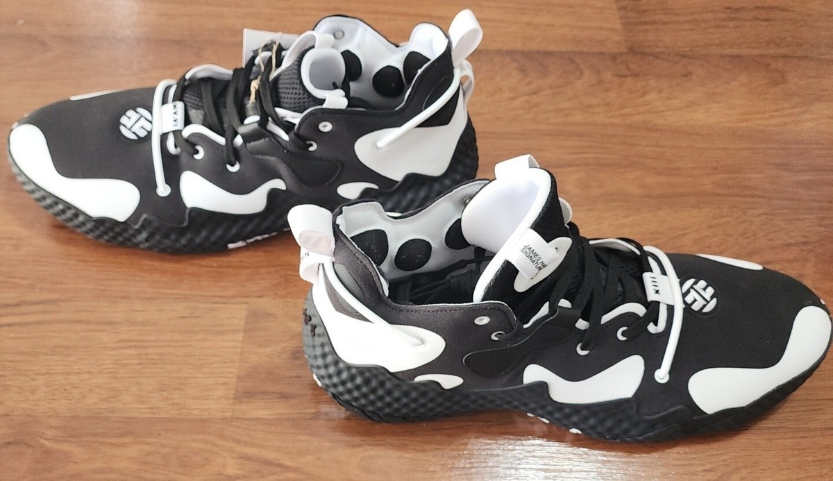 Size 15 - adidas Harden Vol. 6 Black White for sale online | eBay