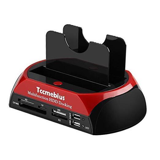 Hard Drive Docking Station, TCC-S862-US USB 2.0 to 2.5 3.5 Inch SATA IDE Dual