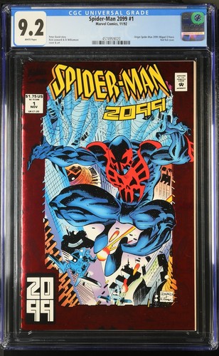 Spider-Man 2099 #1 11/92, Graded by CGC, Origin of Miguel O'Hara, Red Foil - Picture 16 of 25
