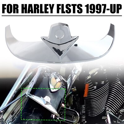 Chrome Front Fender Tip Trim For Harley Softail Heritage Springer FLSTS 1997-UP