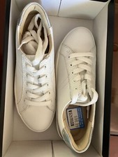 Naturalizer Womens Morrison Sneakers Shoes White Leather Lace Up Flat Heel 6.5M