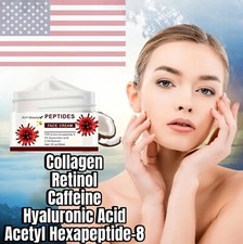 Peptide Face Cream Anti Aging Collagen Protein Fine Lines Plump Firm Skin Cream