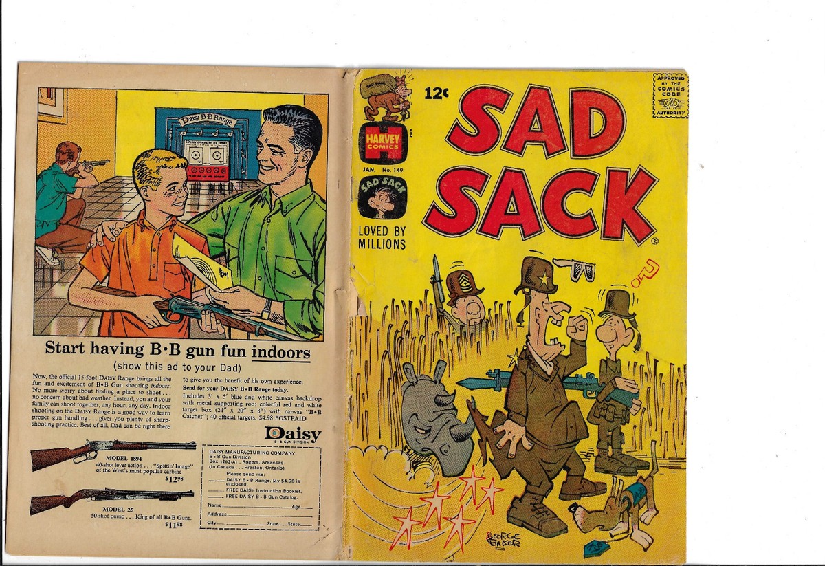 Harvey様 Sad Sack #147 (Harvey) Nov 1963, 12¢ cv price Condition: (G+) | eBay