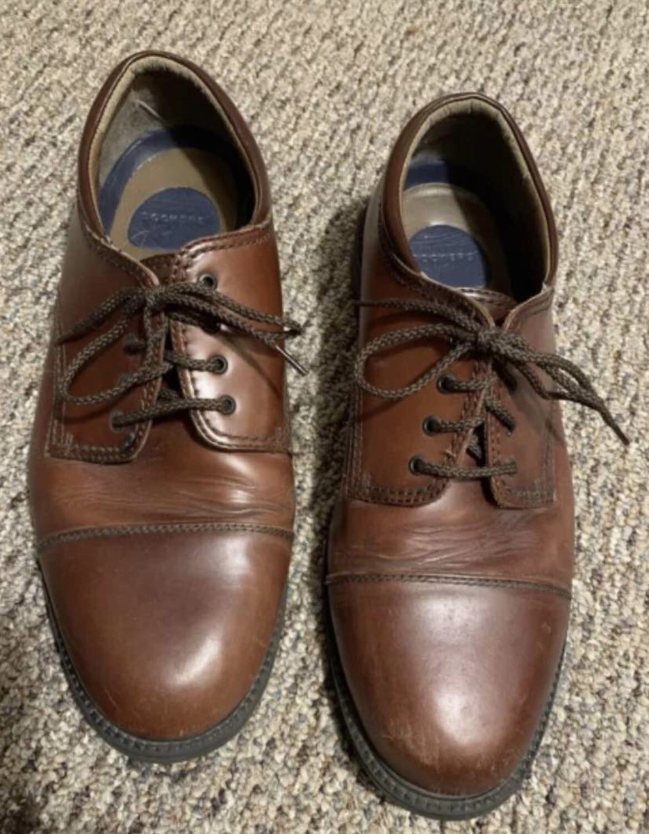 dockers men's gordon leather oxford dress shoe men’s shoes. Size: 10.5W silver bridal belt
