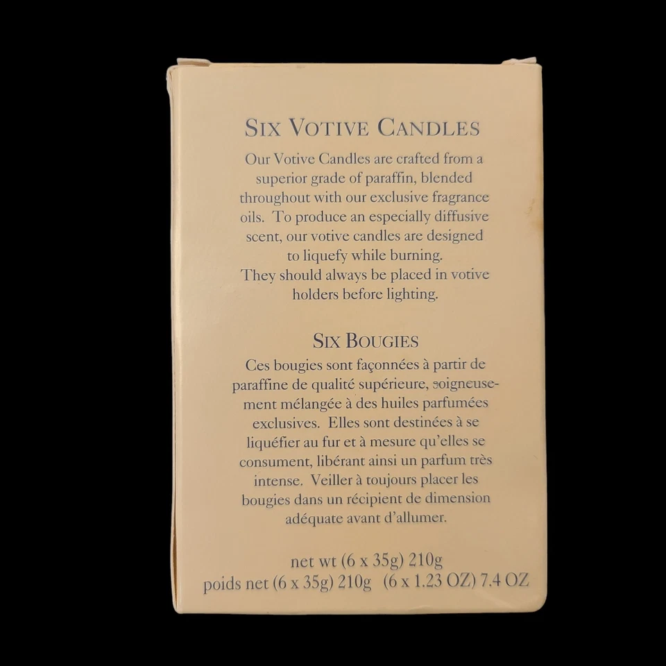 NOS Vintage Crabtree & Evelyn Freesia Fragranced Votive Candles Pack Of 6 - Image 2 of 3