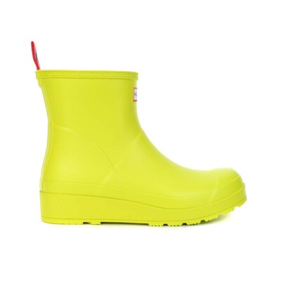 Hunter Women's Play Short Acid Green Rain Boots WFS2020RMA
