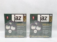 Lot 1Box Jaz Iomega 2 GB Backup Disks 6 Pack NOB New Open Box Fast Shipping