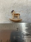 Rocking horse for miniature dollhouse kit DIY Vintage wood toy — photo 1