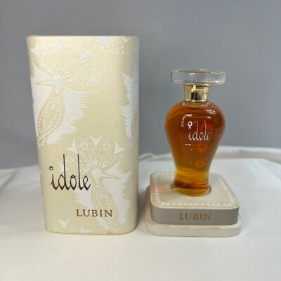 RARE Vintage LUBIN Idole 1/2 oz Parfum FULL unused w/Original