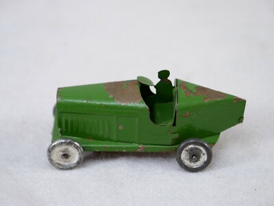 Jouet Ancien Penny Toy – Voiture En Tôle Verte 9 Cm – Jouets Montelimar (France) – Rare
