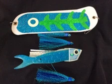 High Percentage Trolling Bait/Meat Rig/ Bite My Herring Strip/ 8” Flasher